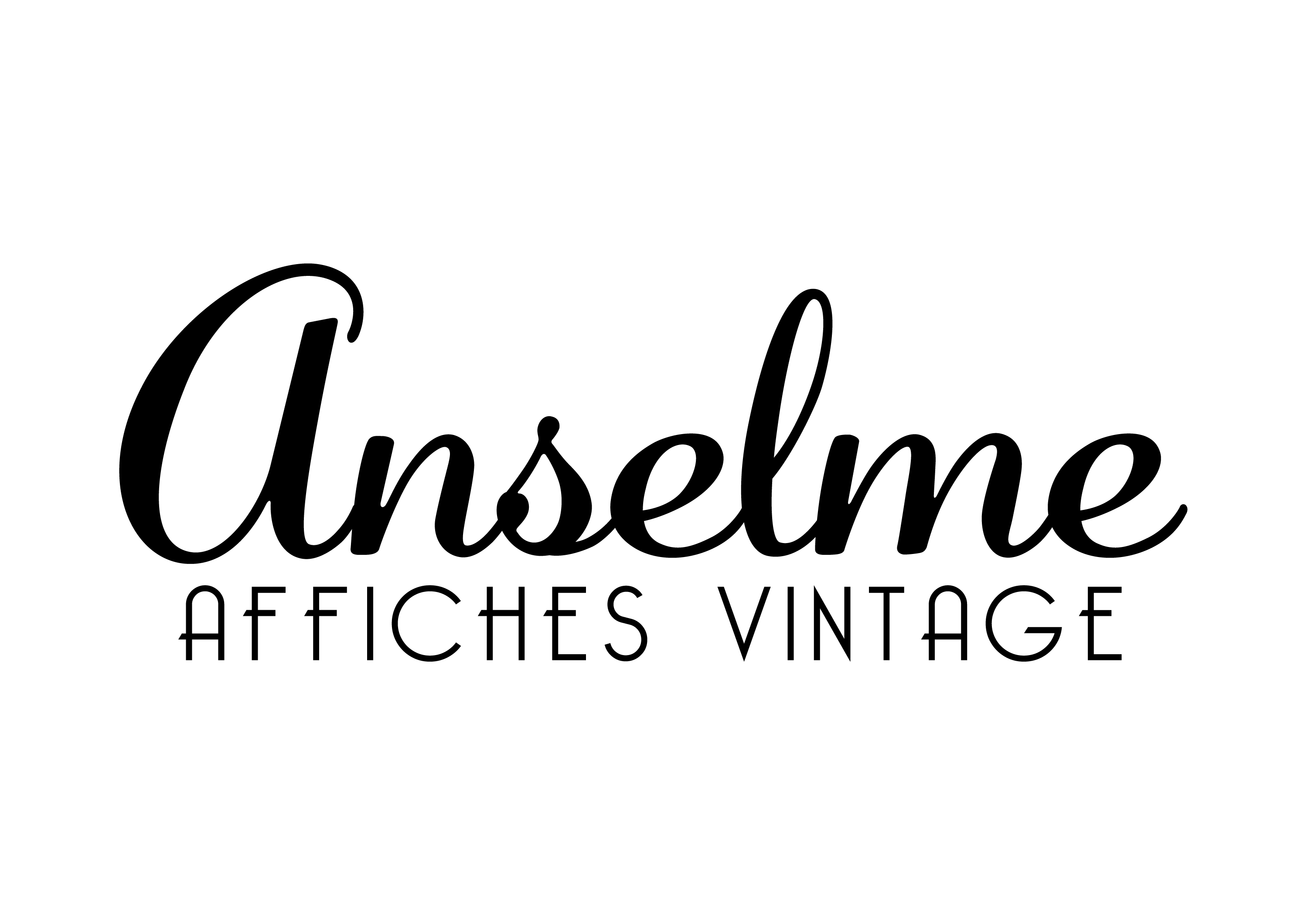 Anselme - Affiches vintages